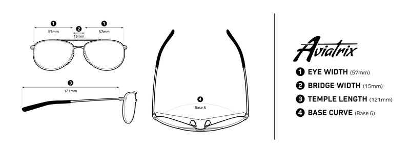 Aviatrix FLT Rx | Prescription Pilot Sunglasses