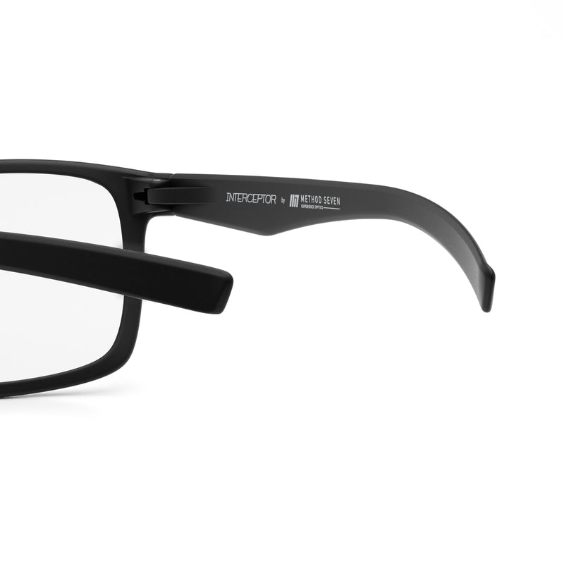 Interceptor Lucid Rx Matte-Black Progressive | Pilot Prescription Glasses