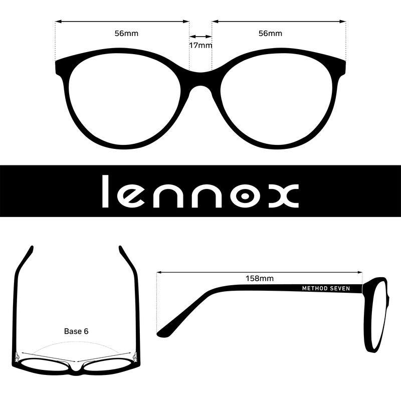 Lennox SUN Black | Polarized Sunglasses
