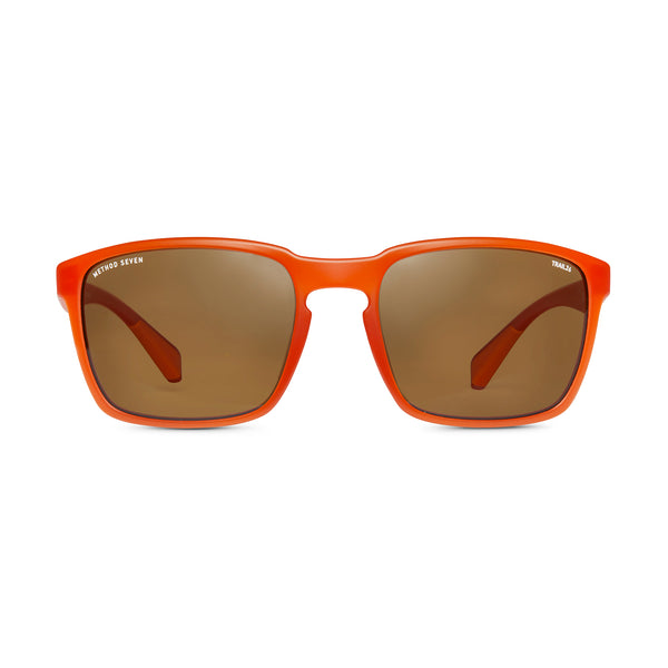 trail goggles Silverton TRAIL26 Translucent Orange Trail Running Sunglasses | METHOD  SEVEN™